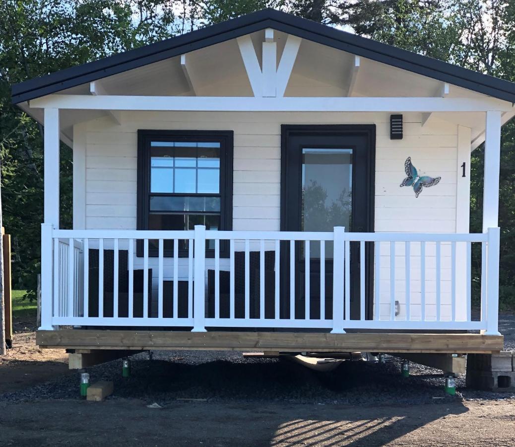 Les Chalets De La Colline Inc เบย์-แซงต์-กาทรีน ภายนอก รูปภาพ